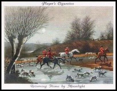 18 A Celebrated Fox Hunt Returning Home by Moonlight